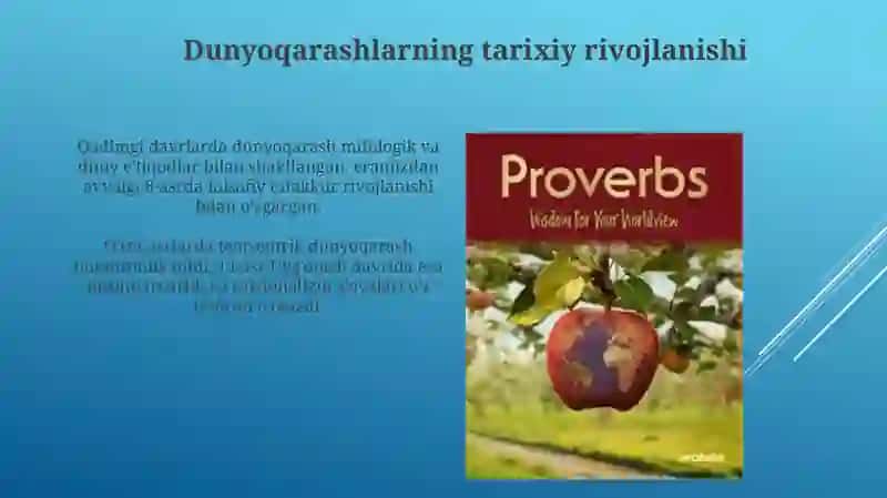 Dunyo qarash turlari 4