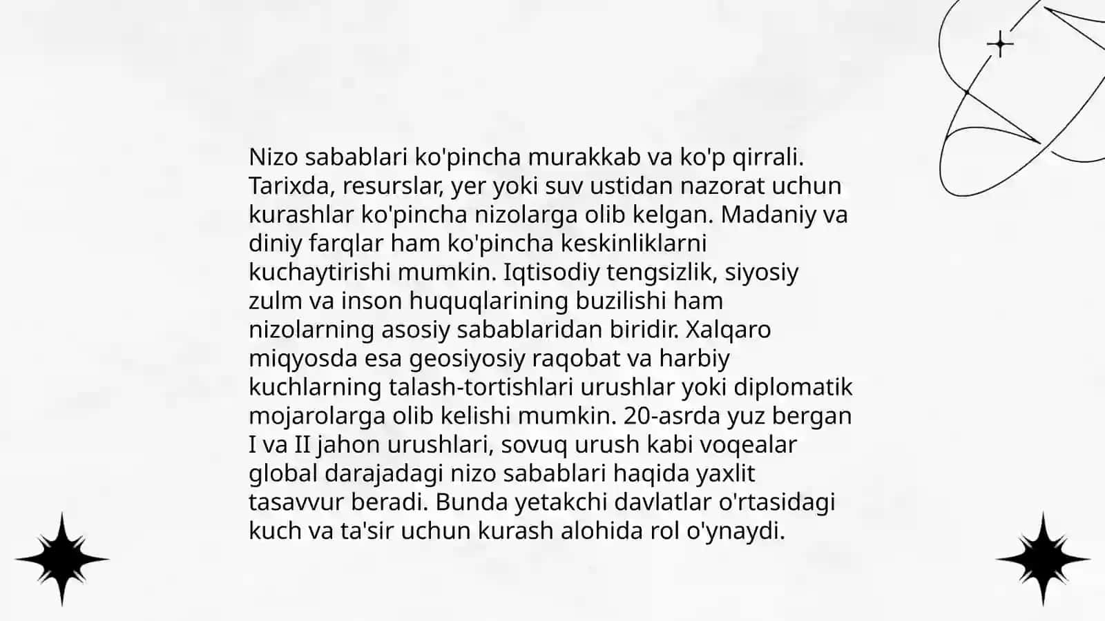 Nizo uning mazmuni va turlari 4