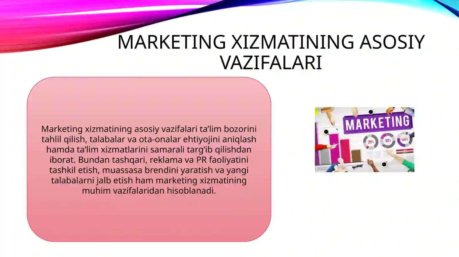Ta’lim muassasasida marketing xizmati 4