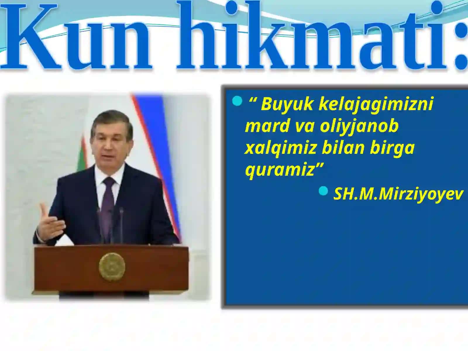 Darsning shiori: Aql tarozisi da o`lchanmagan har qanday bilim asossizdir… 4