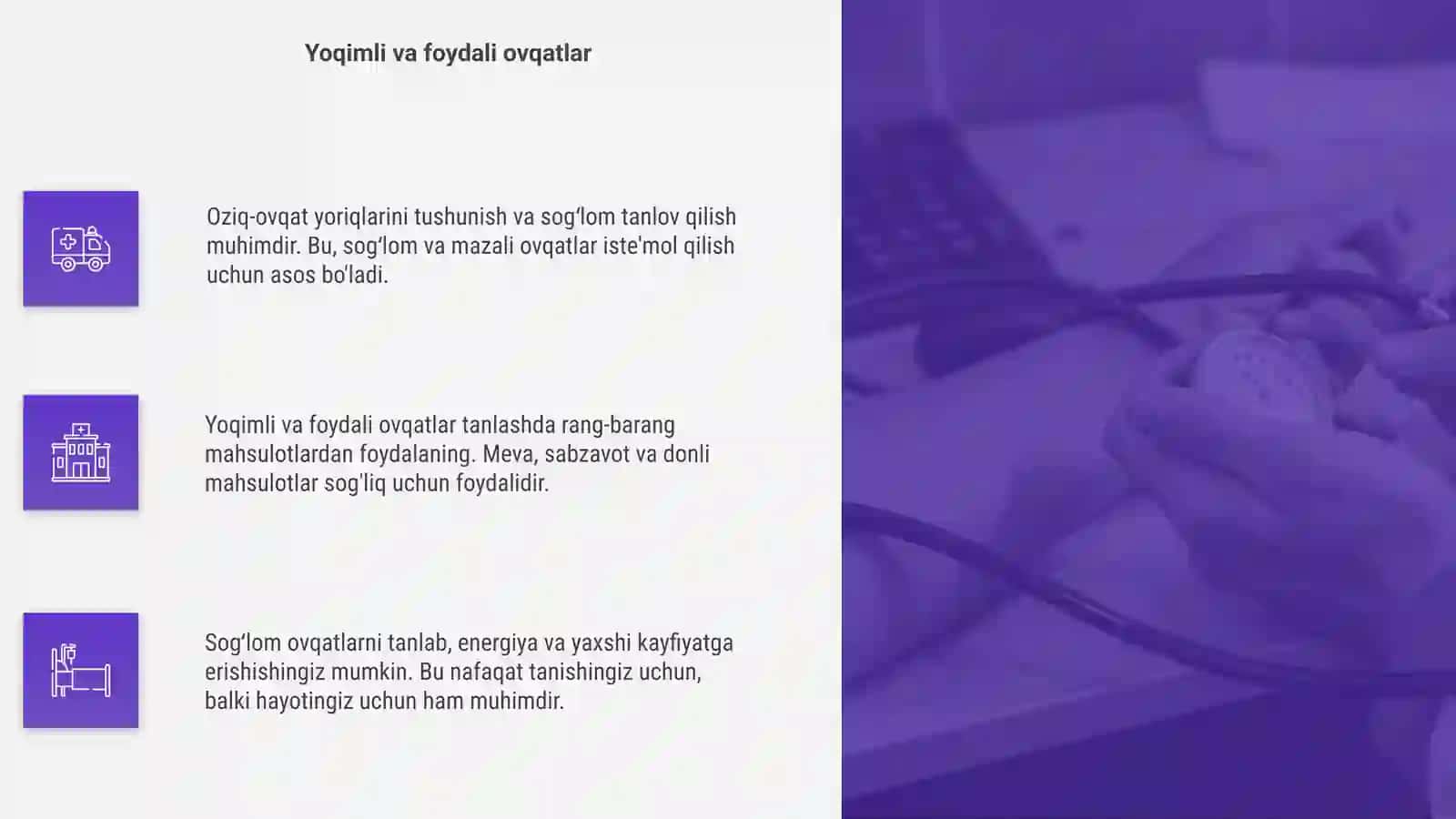 Oziq ovqat yoriqlari 4