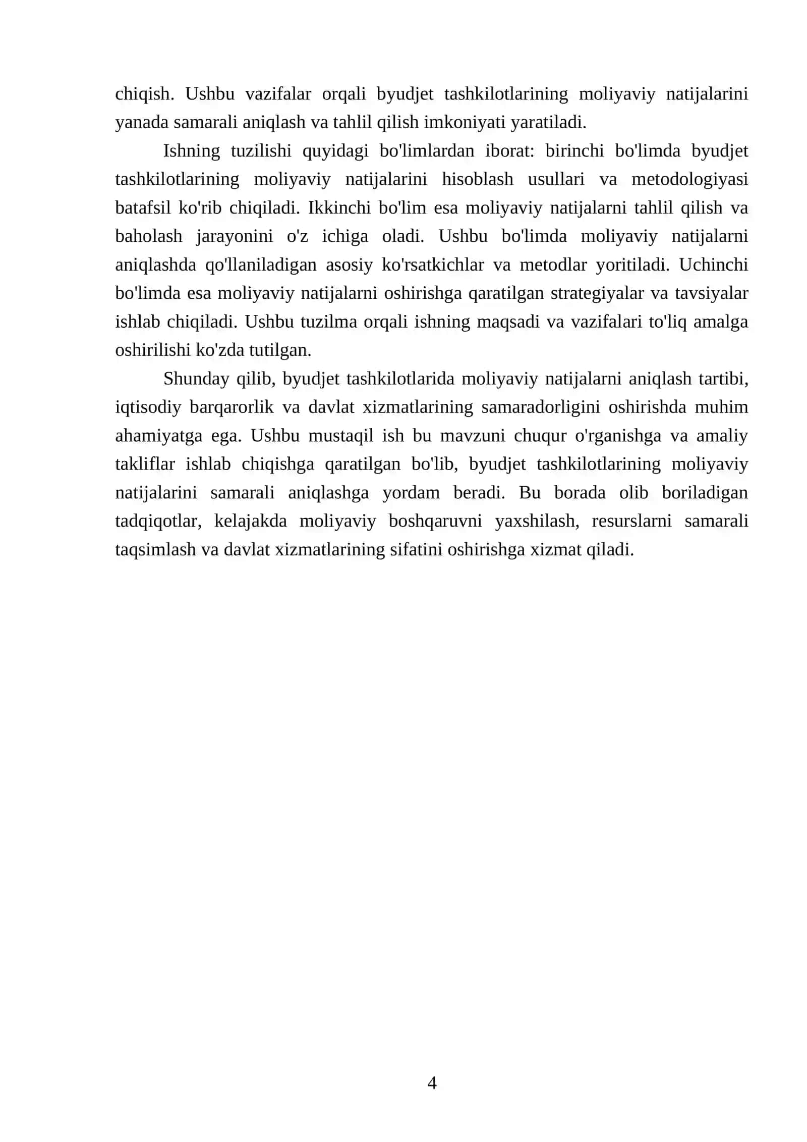 Byudjet Tashkilotlarida moliyaviy natijalarni aniqlash tartibi 4