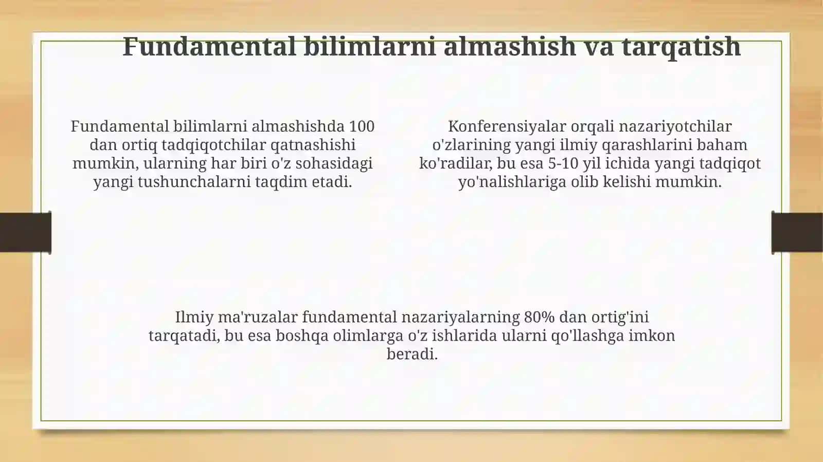 Nazariy konferensiyalarning maqsad va vazifalari 4