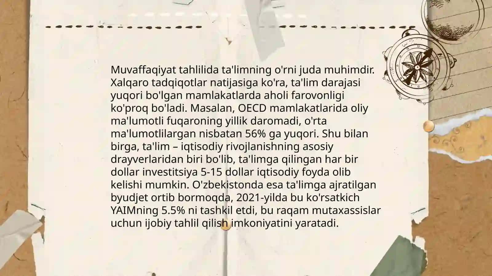 Hayot davomida ta'lim muvaffaqiyat vositasi sifatida 4