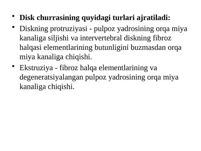 Umurtqalararo diskning anatomiyasi 4
