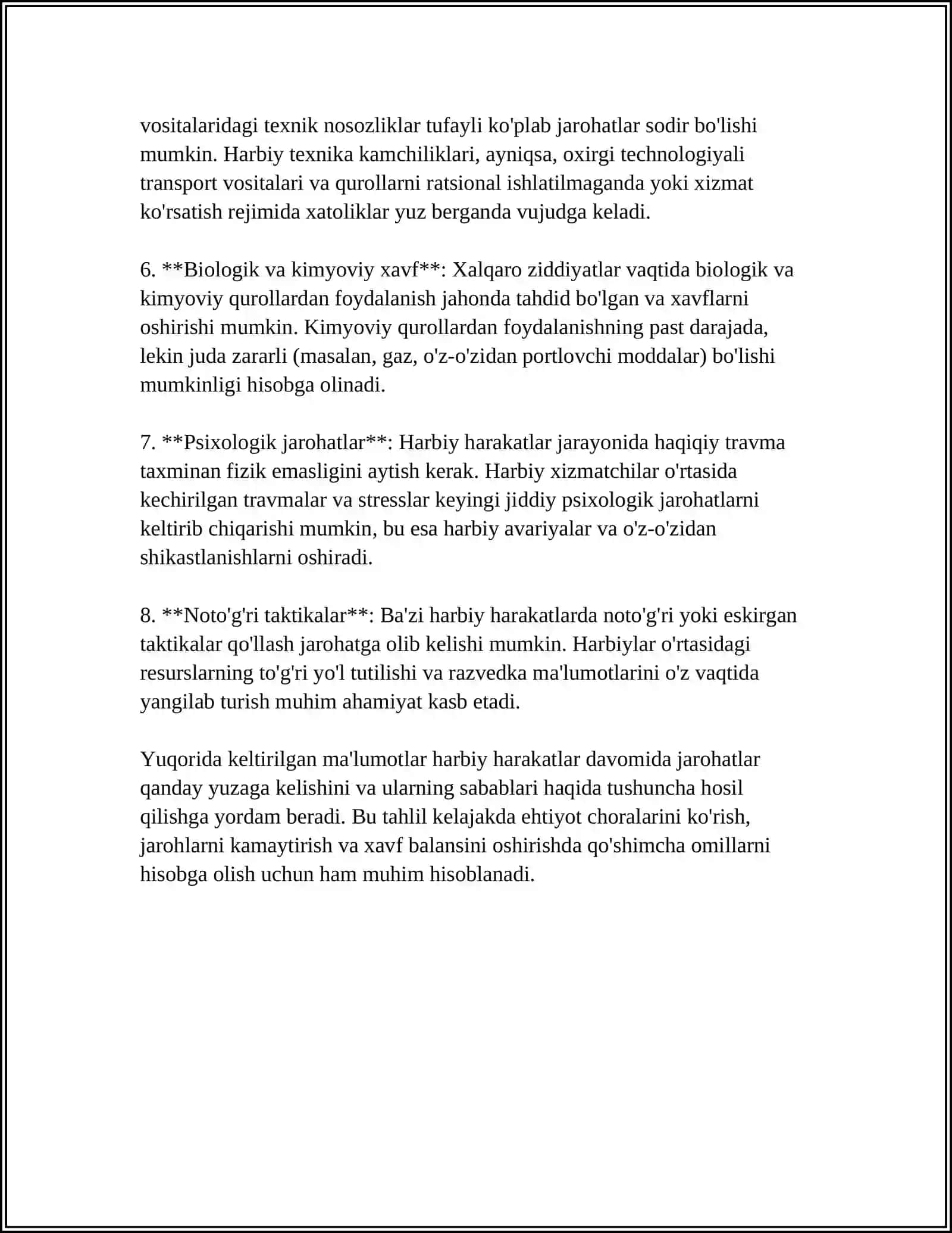 HARBIY HARAKATLARDA JAROHATDAN KEYINGI STRESS HOLATI 4