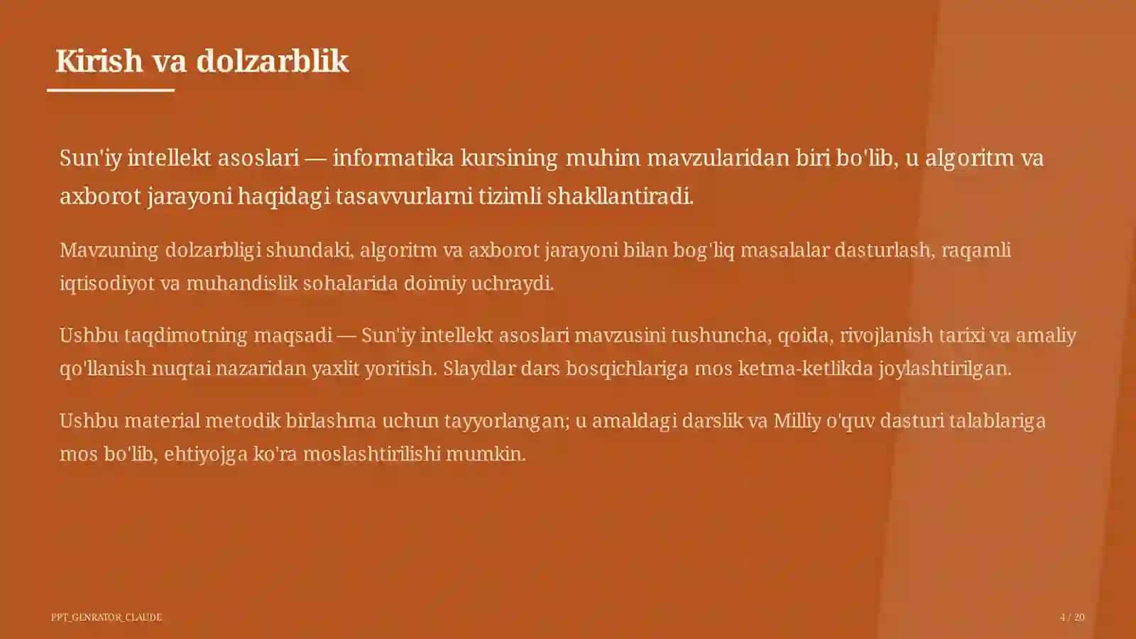 Sun'iy intellekt asoslari (10-sinf) 4