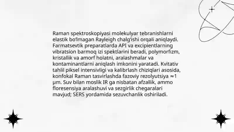 Organik molekulalarning tebranma va aylana spektirlari 4