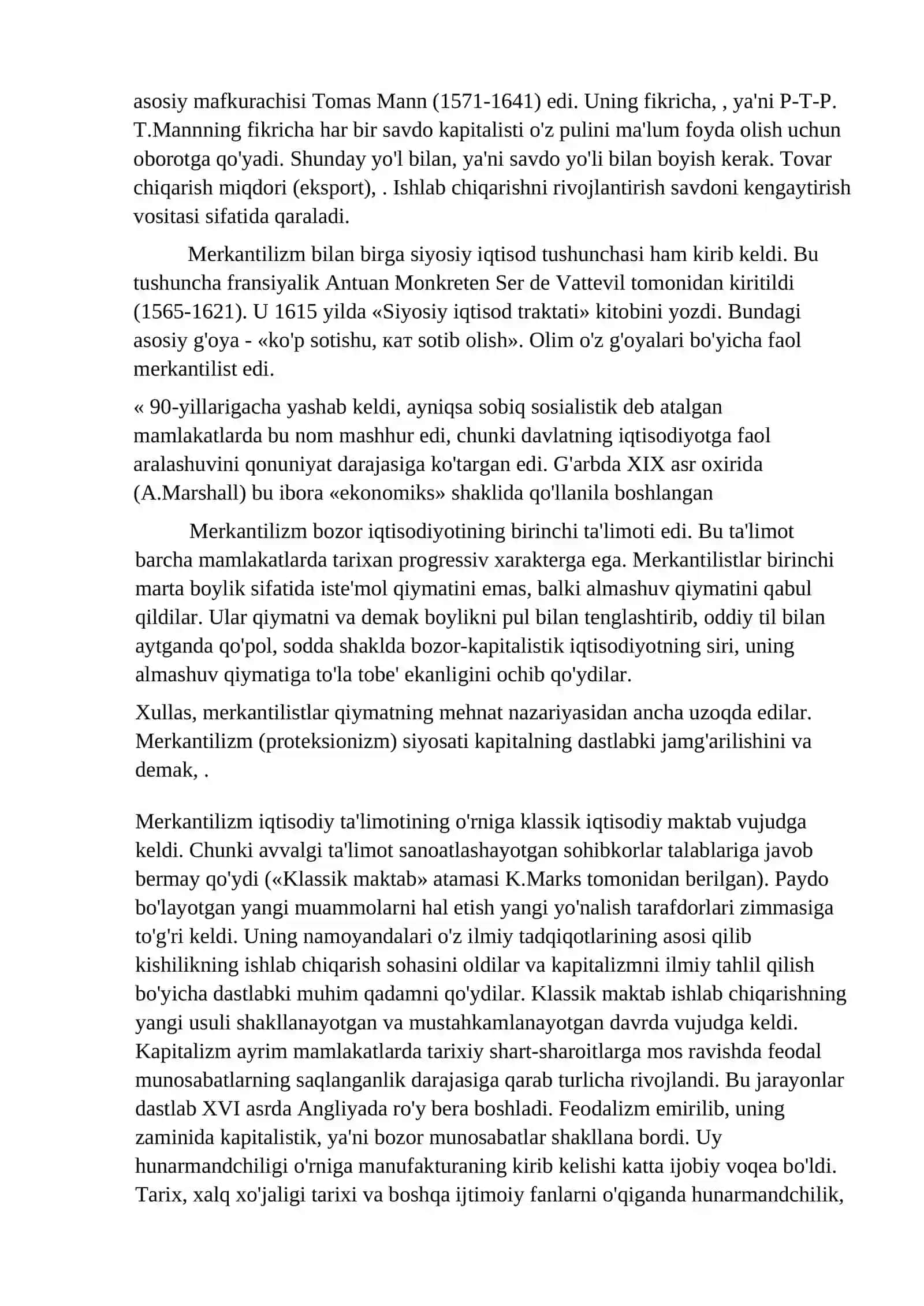 Merkantilizm iqtisodiy ta'limoti va uning mohiyati 4