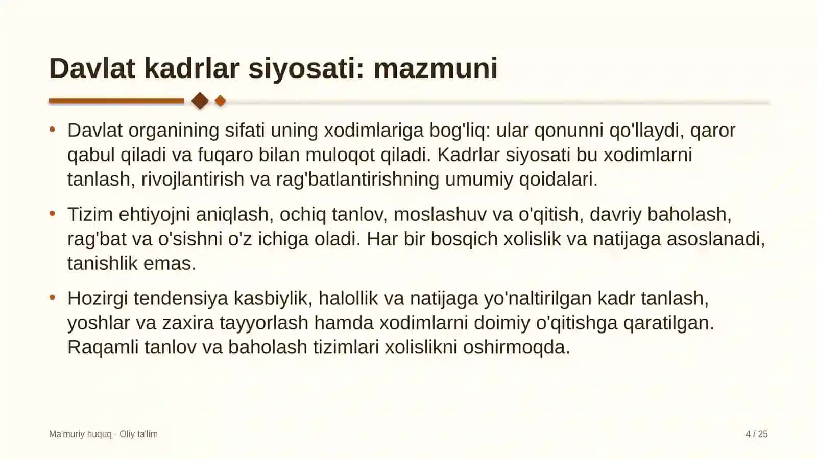 Avtobus parklarida davlat kadrlar siyosati 4