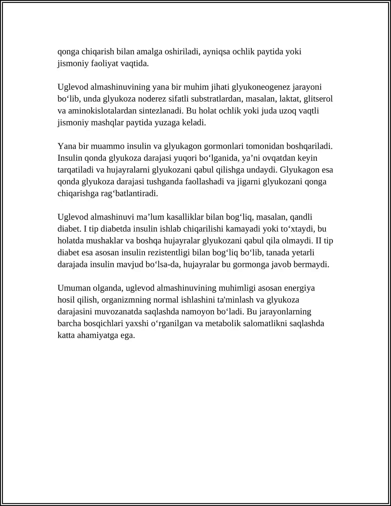 UGLEVOD ALMASHINUVI AHAMIYATI VA UNING BUZULISHI HAQIDA MA'LUMOT 4