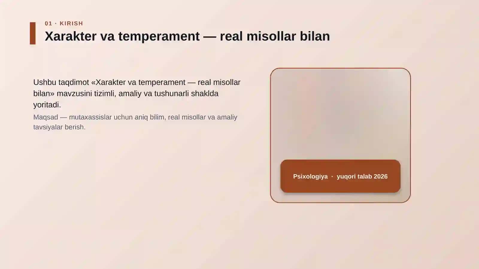 Xarakter va temperament — real misollar bilan 4