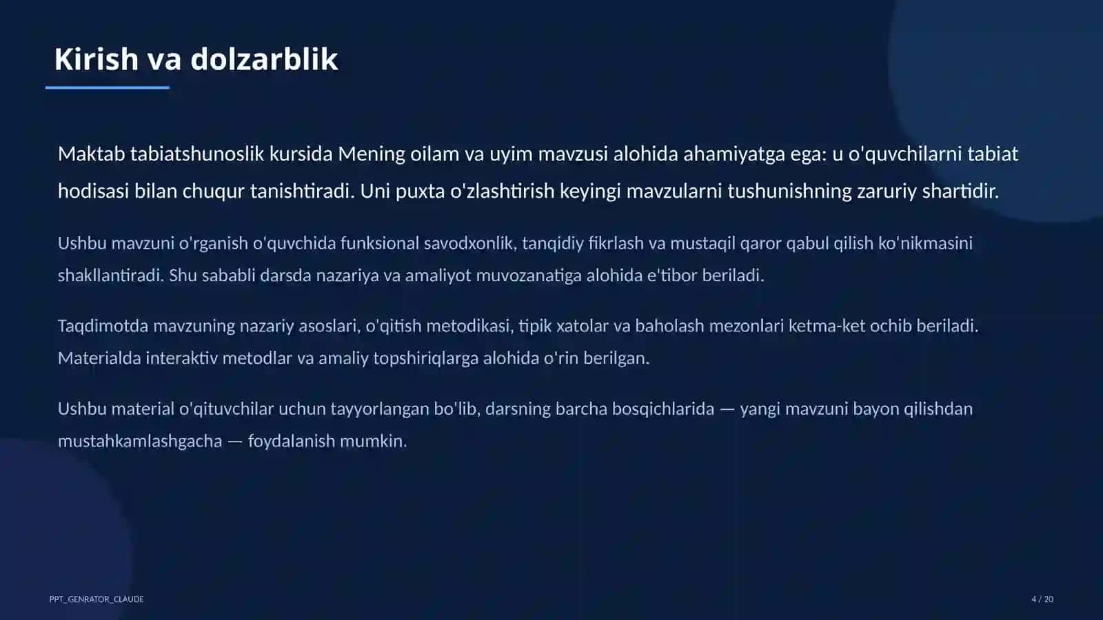 Mening oilam va uyim (1-sinf) 4