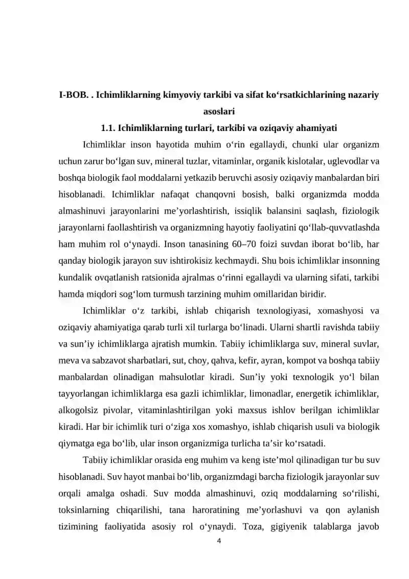 Ichimliklar 4