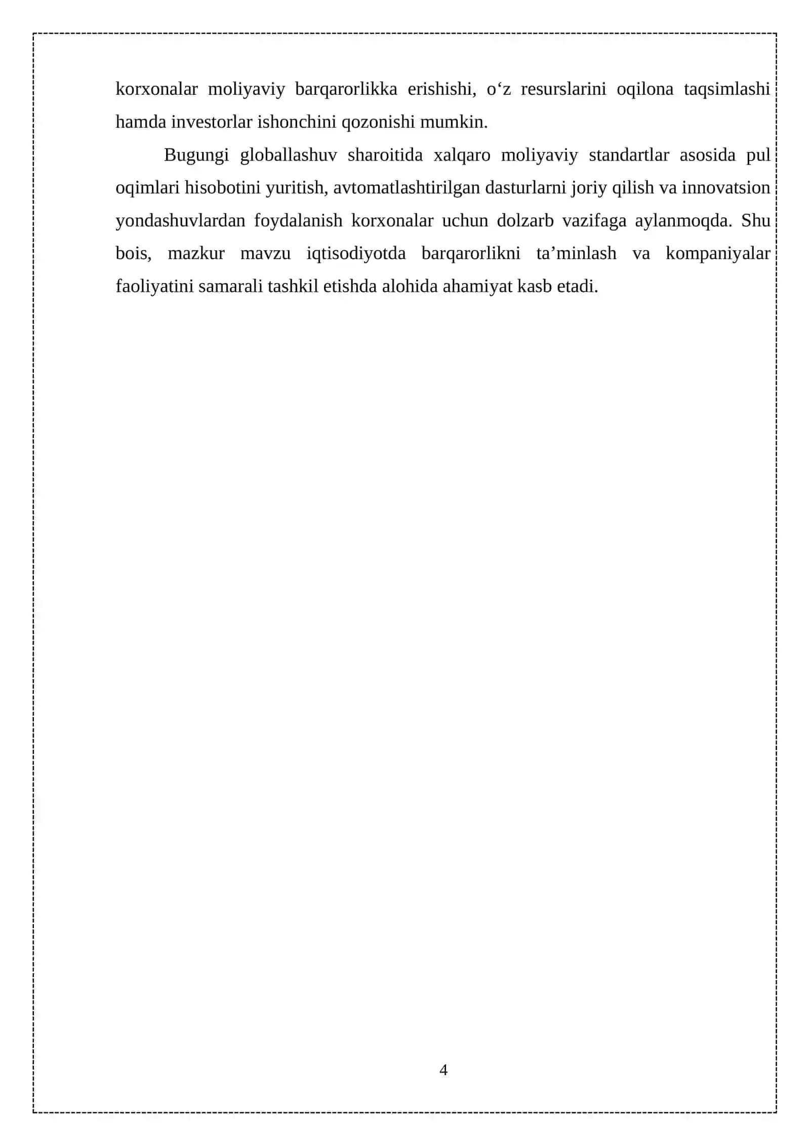 Raqamli Iqtisodiyot Kafedrasi "Jahon Iqtisodiyoti" 4