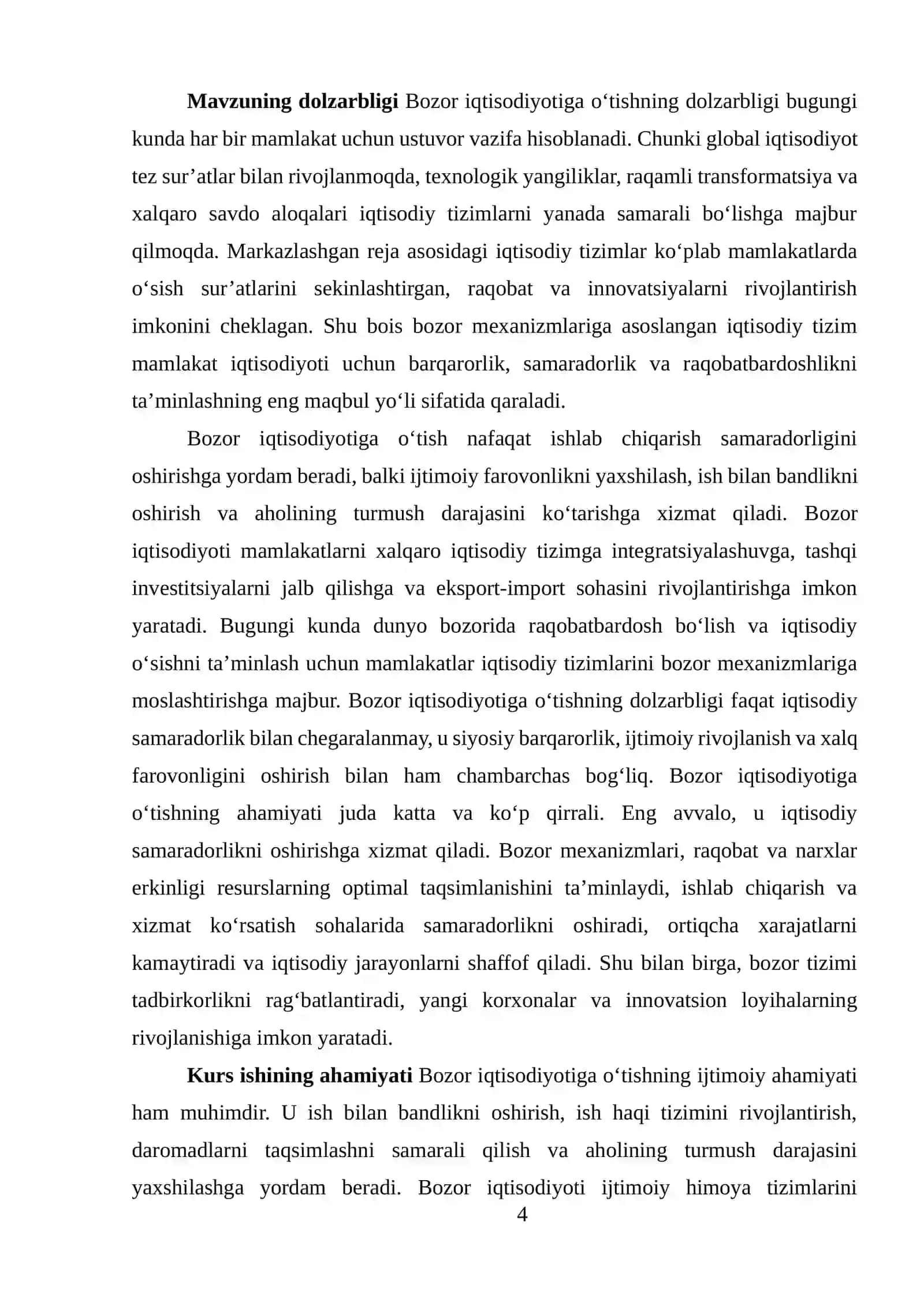 Bozor iqtisodiyotiga o‘tishning yo‘llari va xususiyatlari 4