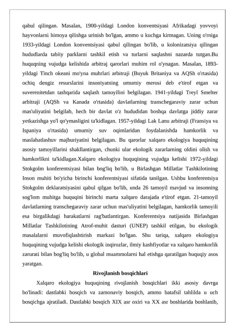 Xalqaro ekologiya huquqi 4