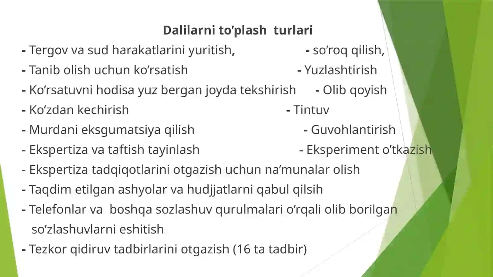 DALILLARINI TO‘PLASH USULLARI 4