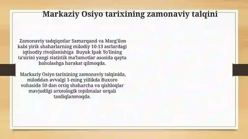 Cho'l va o'tloqlar madaniyatlari 4