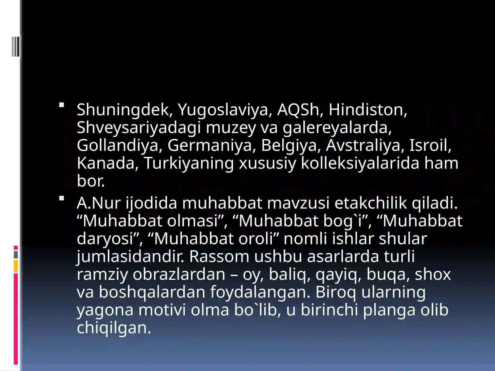 MUSTAQILLIKDAN KEYIN IJOD QILGAN RASSOMLAR 4