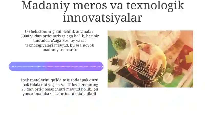 An'anaviy texnologiyaningo'zigaxosligi 4