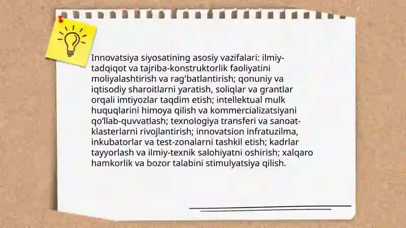 Innovatsiya siyosati 4