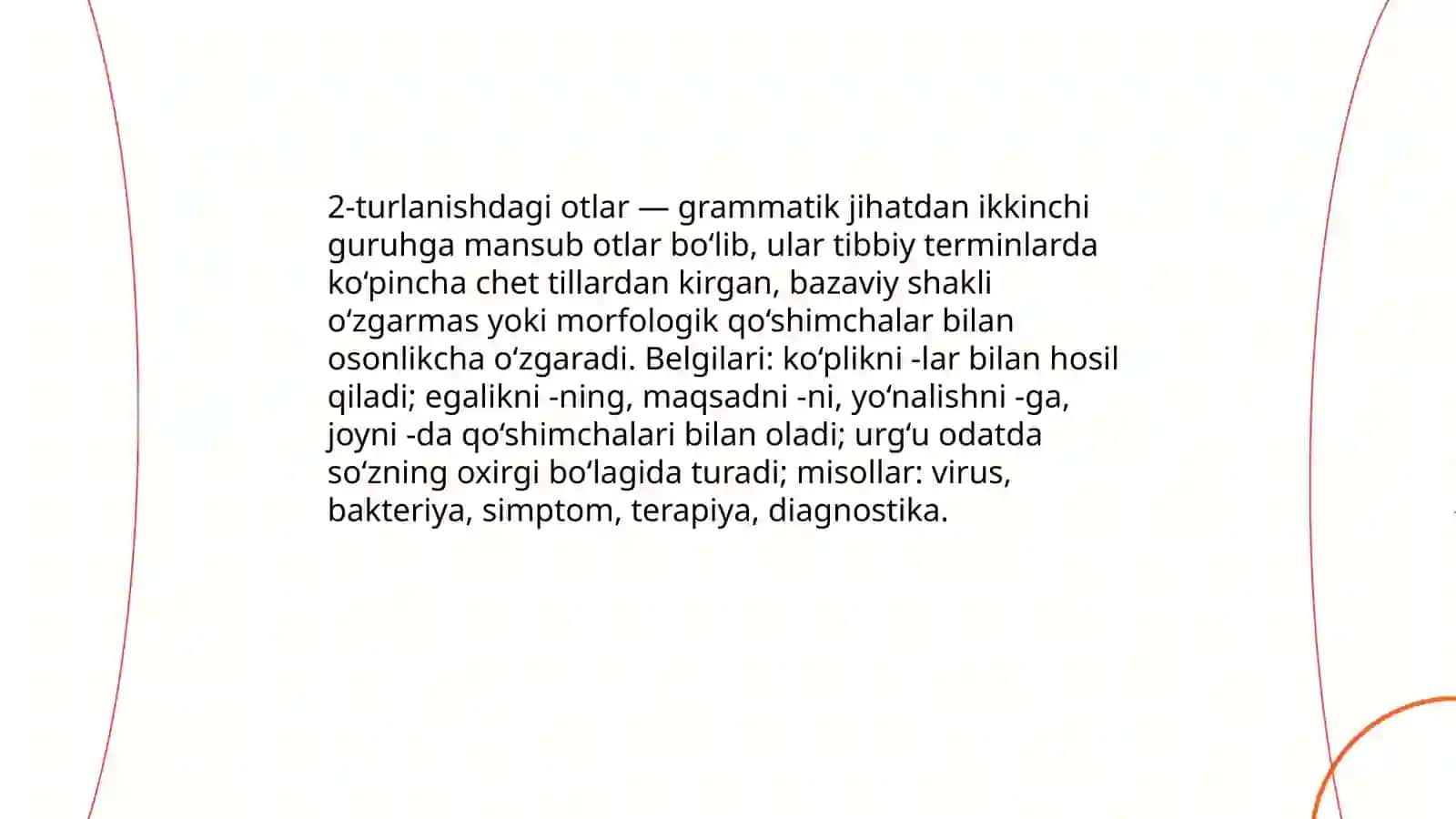 1- va 2- turlanishdagi otlar (tibbiy terminlar misolida) 4