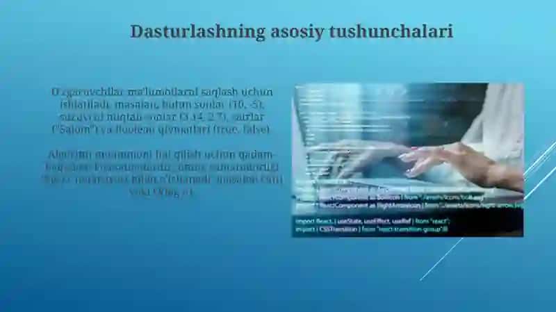 Dasturlash faniga kirish 4