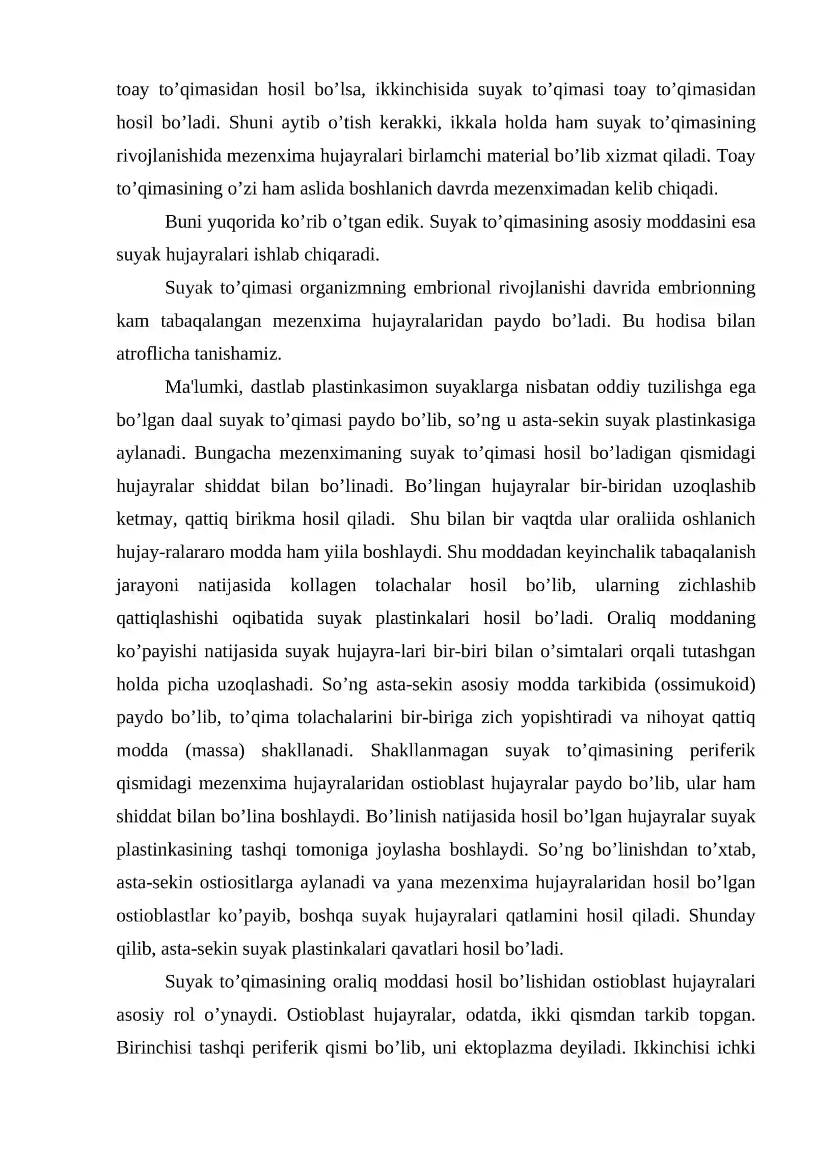 Suyak to’qimasi 4