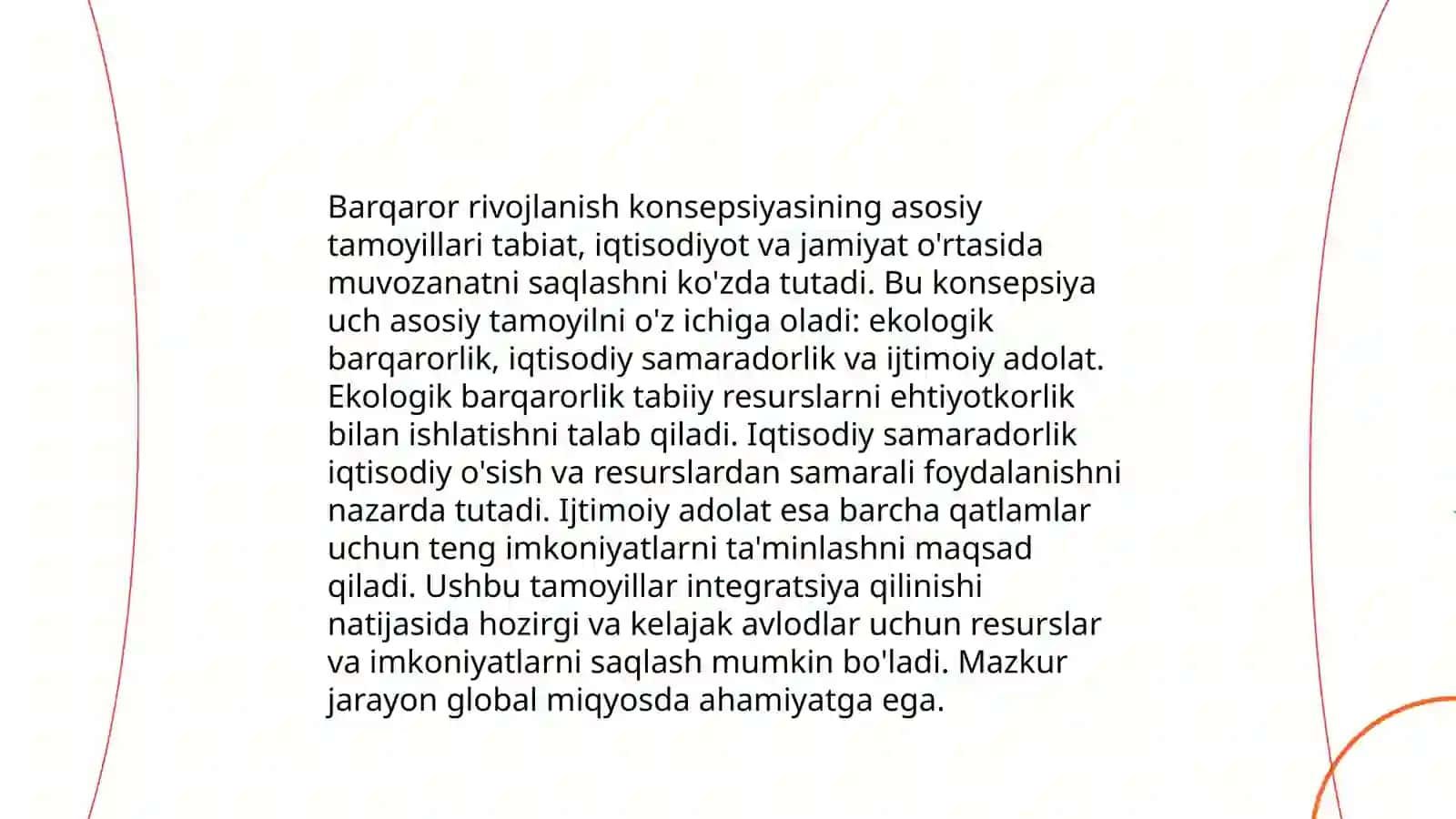 Xalqaro va respublikamizdagi ekologik tashkilotlar va barqaror rivojlanish konspeksiyasi 4
