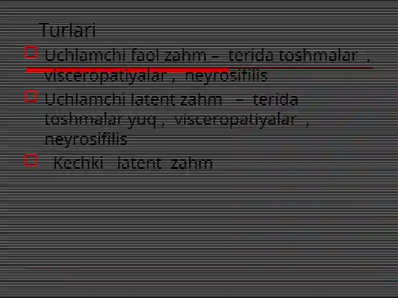 Uchlamchi zahm 4