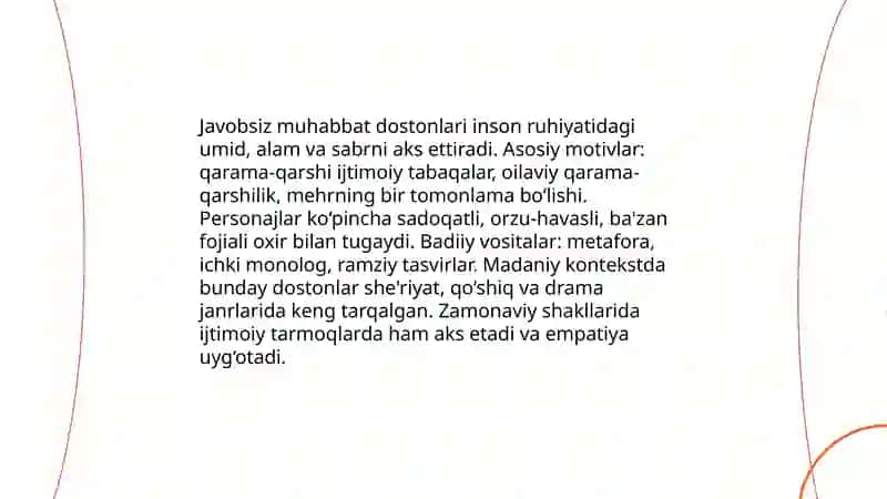 Ishqiy va ramantik doston 4