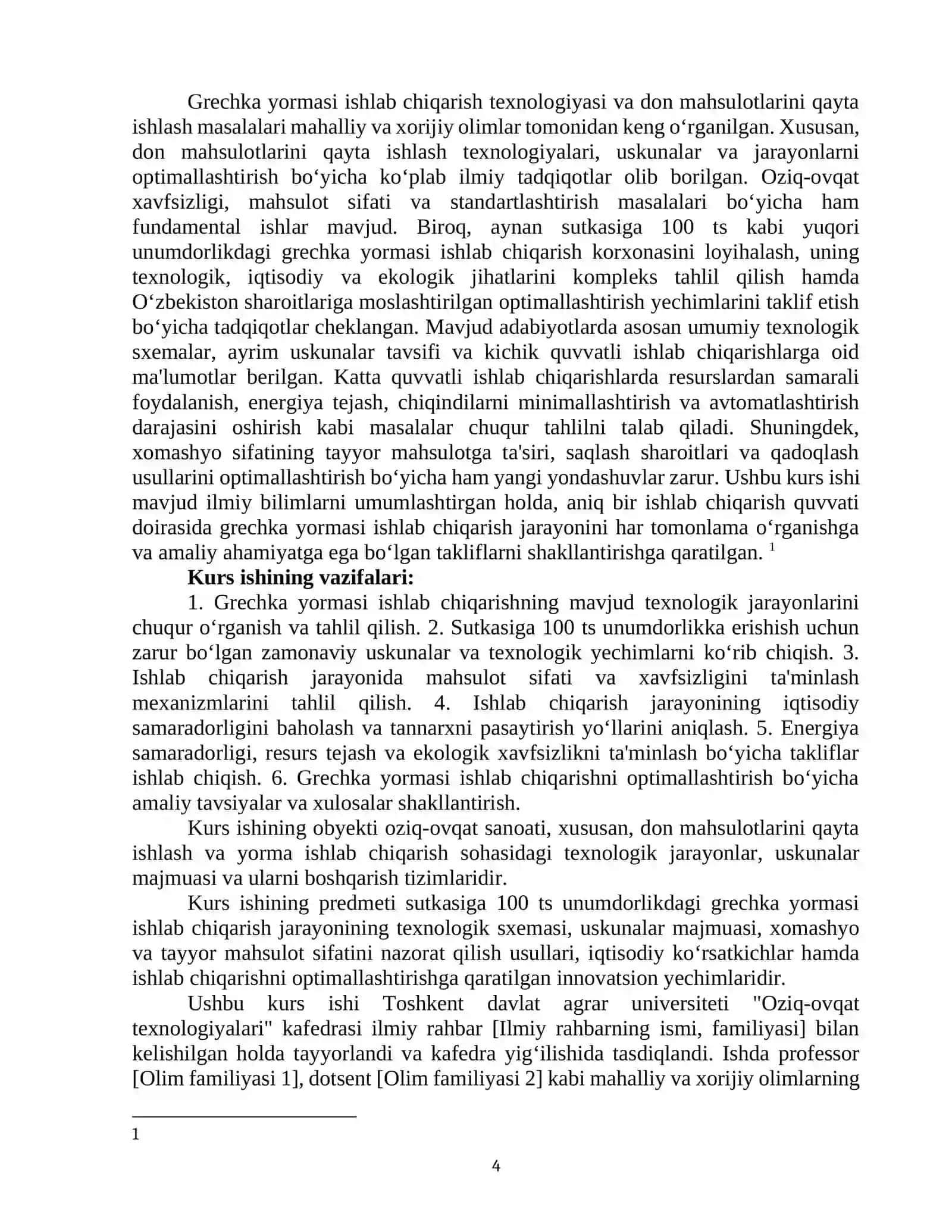 QISHLOQ XO‘JALIGI MAHSULOTLARINI SAQLASH VA QAYTA ISHLASH TEXNOLOGIYASI 4