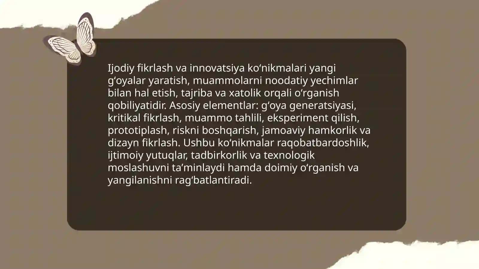 XXI asr koʻnikmalari tavsifi 4