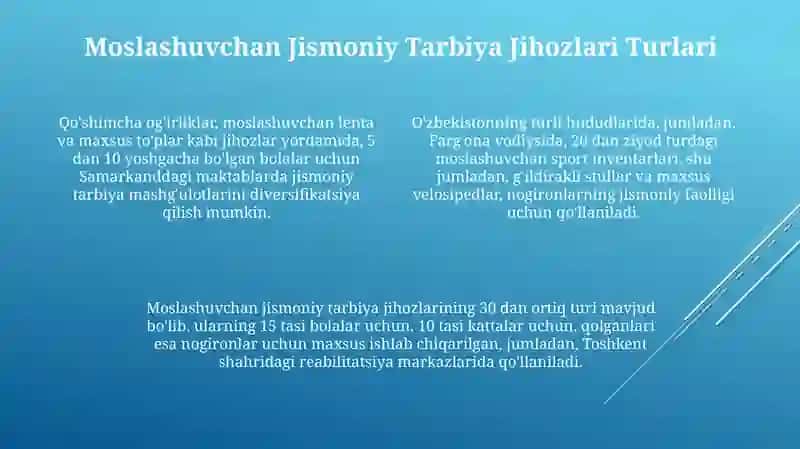 Adabtiv jismoniy tarbiya vositalari 4