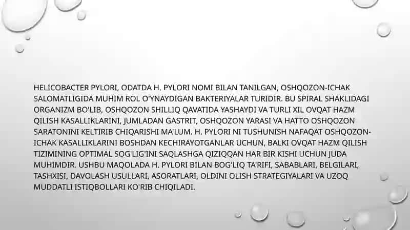 Xelikobakter pilori infeksiyasi 4