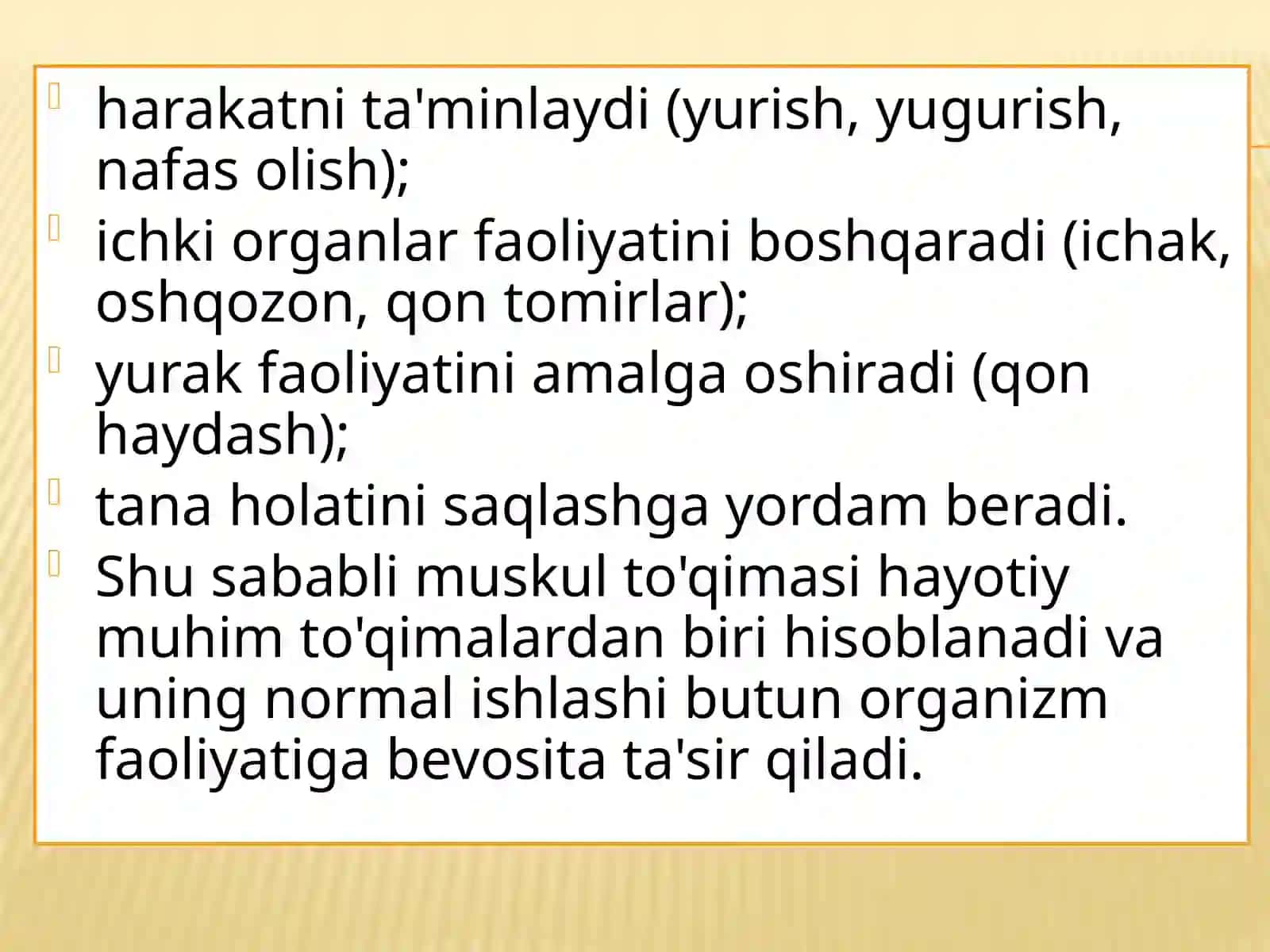Muskulto'qimasi Tushunchalari 4
