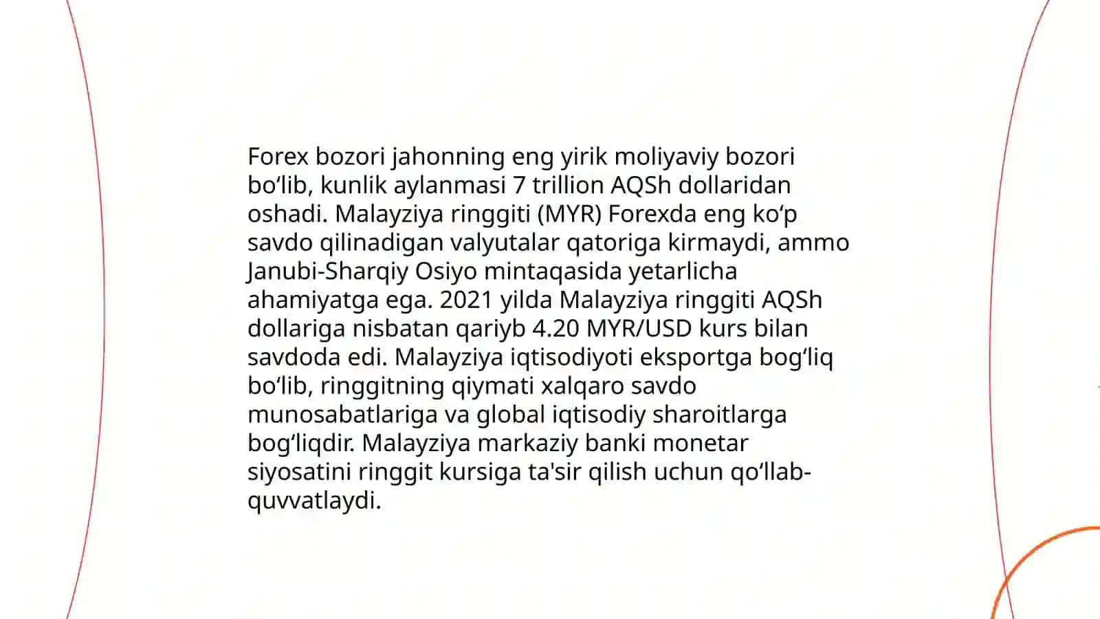 Malayziyaning Xalqaro Moliya bozorlari 4