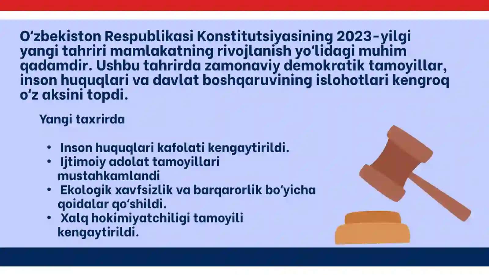 O’ZBEKISTON RESPUBLIKASI KONSITUTSIYASINING O’ZIGA XOS XUSUSIYATLARI 4