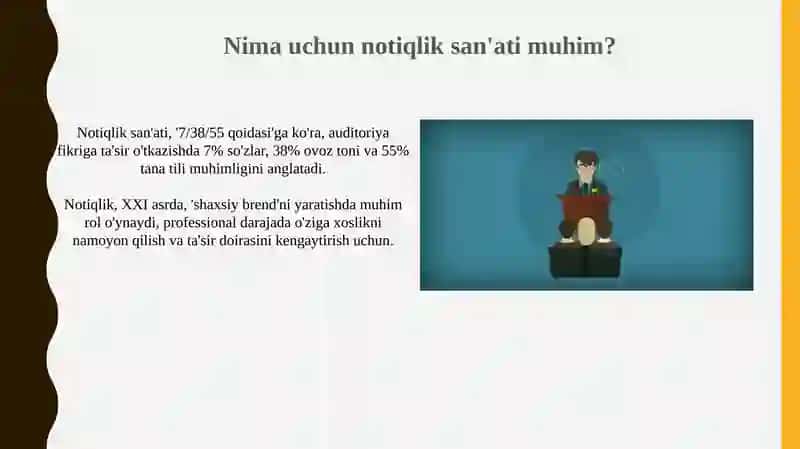 Nutq madaniyati va notiqlik san'ati XXI asrda 4