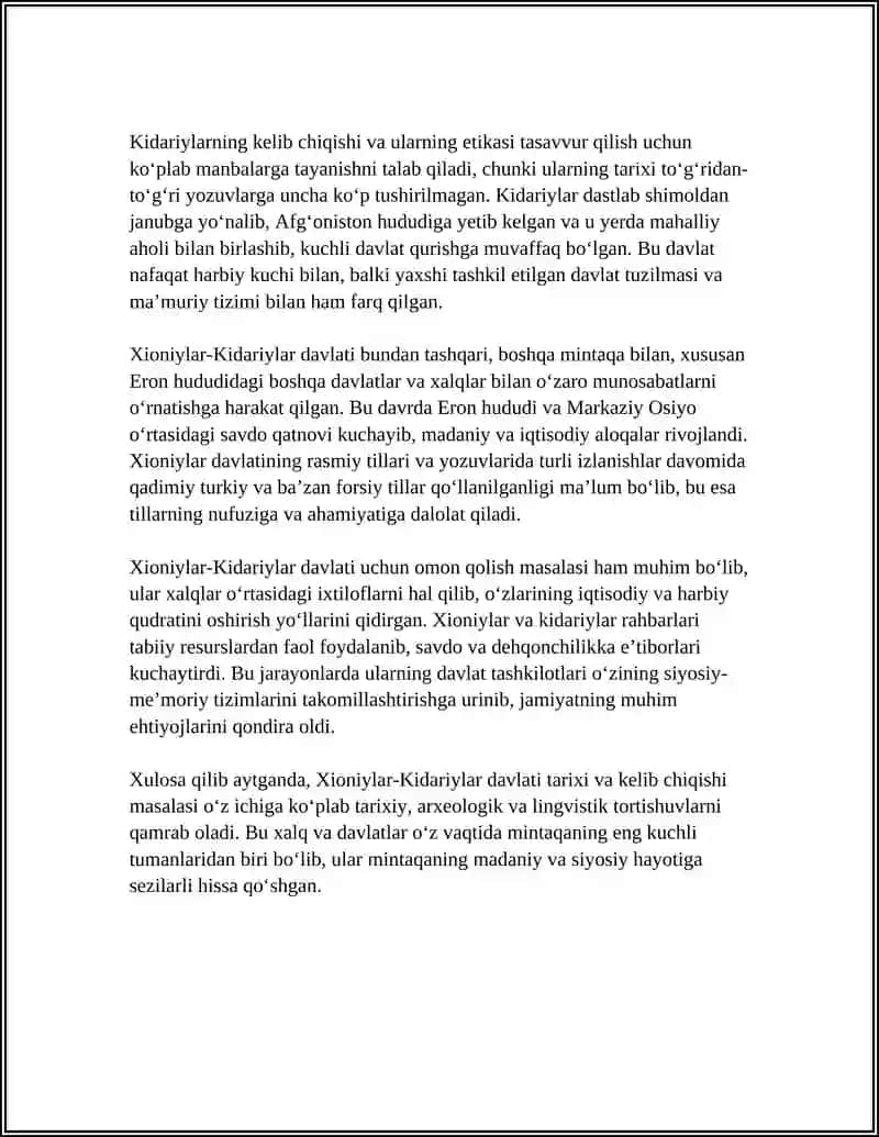 XIONIYLAR KIDARIYLAR DAVLATI TARIXIY GEOGRAFIYASI 4