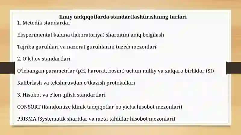 Standartlashtirish va uning ahamiyati 4