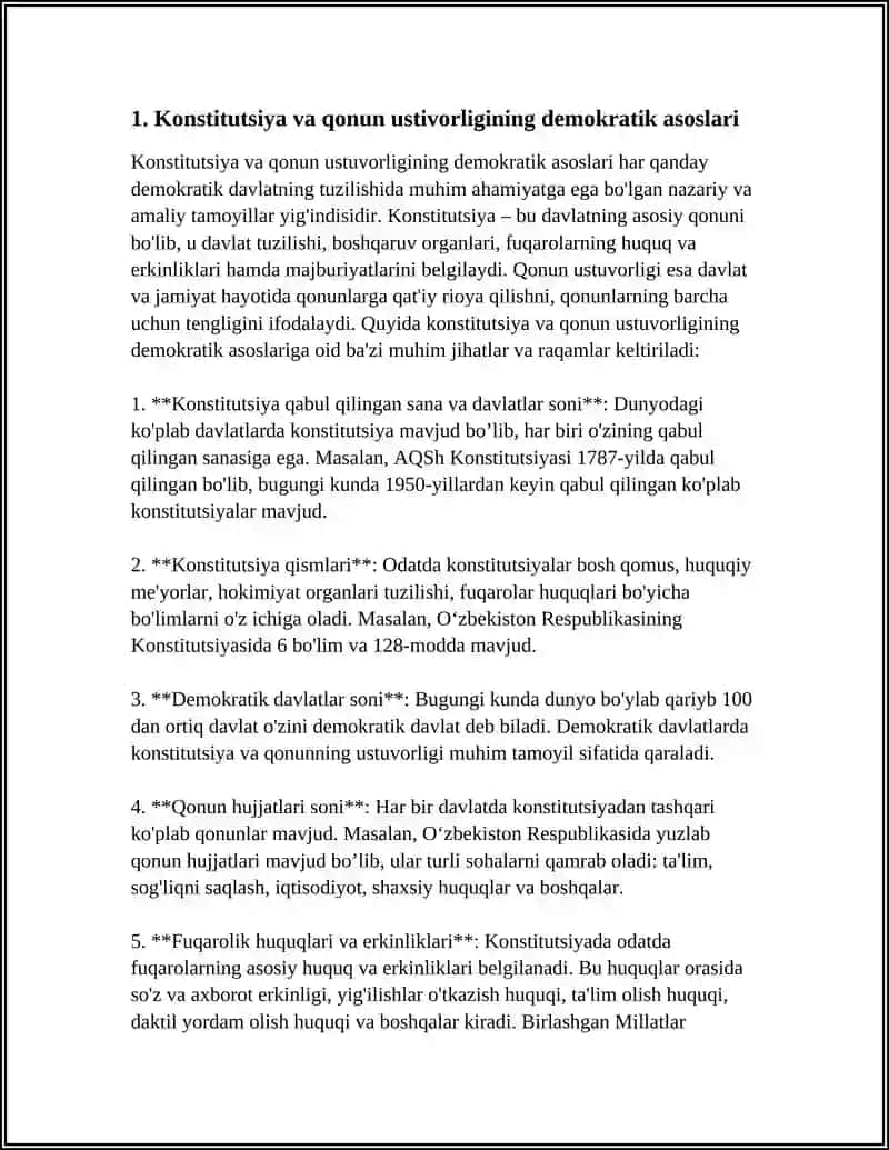 O‘ZBEKISTONDA QONUN USTIVORLIGINI TAMINLASHNI DEMOKRATIK ASOSLARI 4