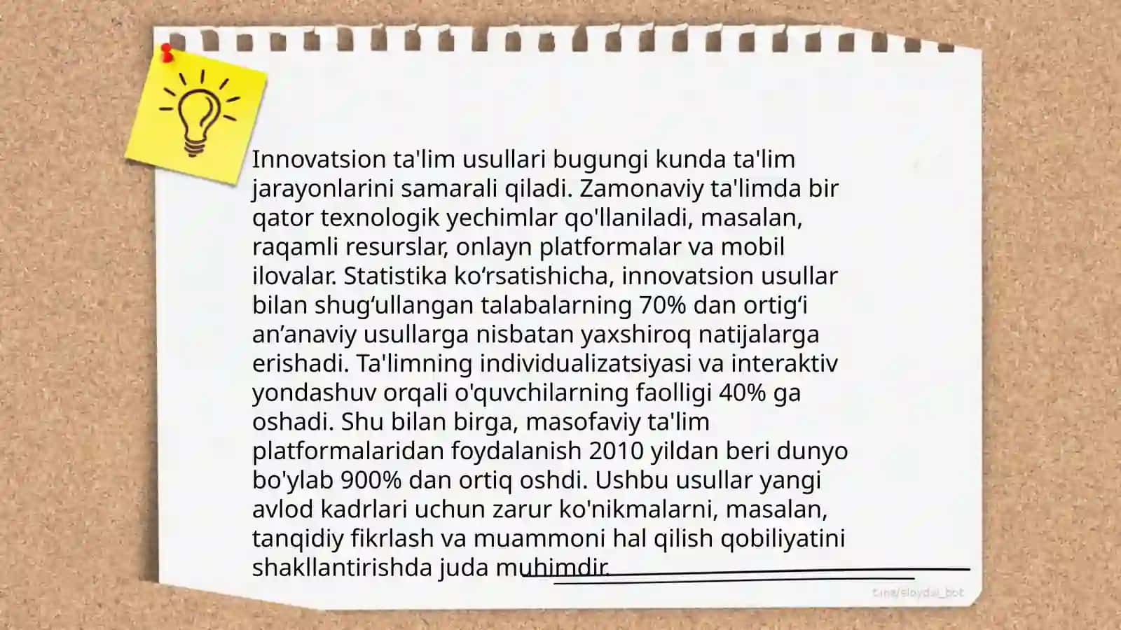 Tibbiyot sohasida zamonaviy pedagogik texnologiyalar 4