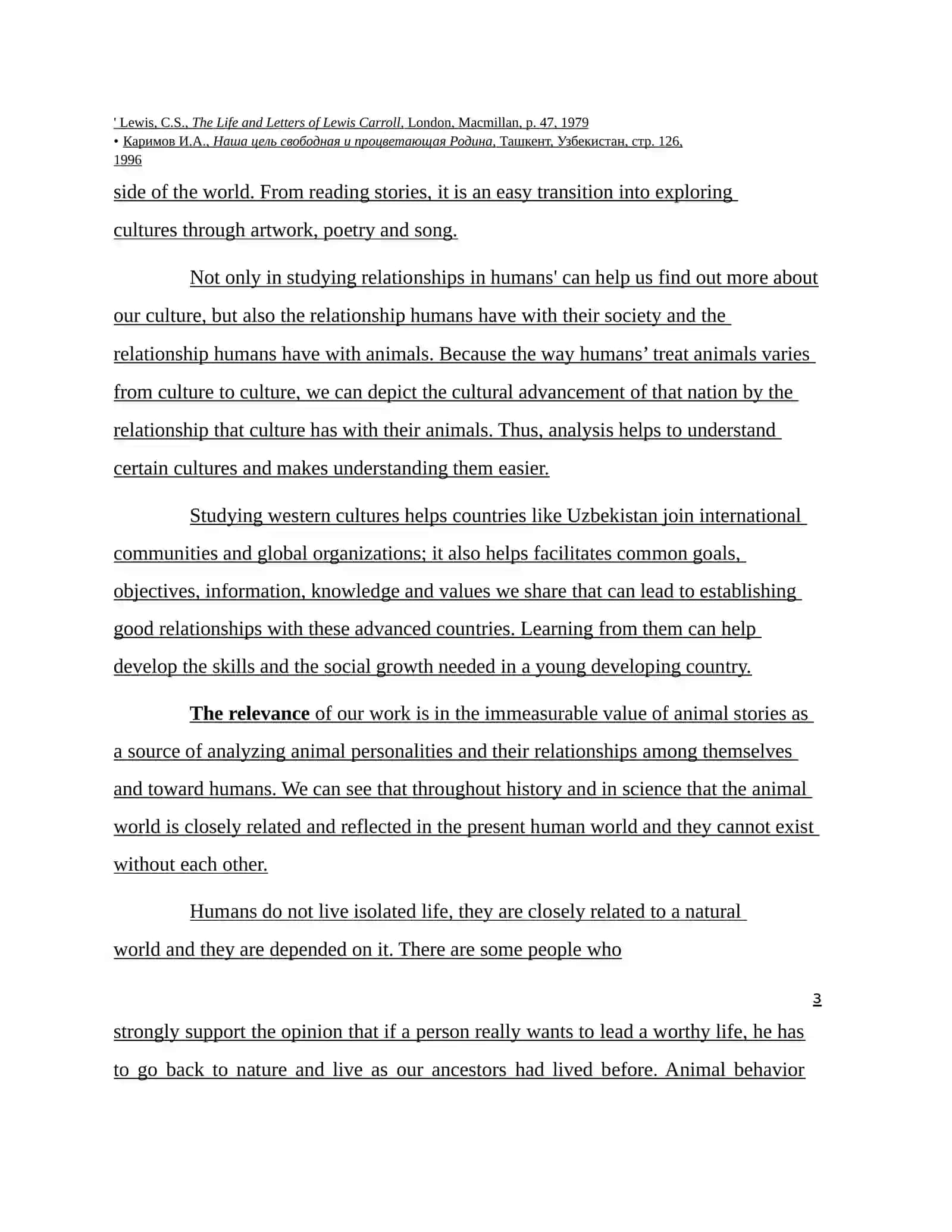 Animals in American Literature 4