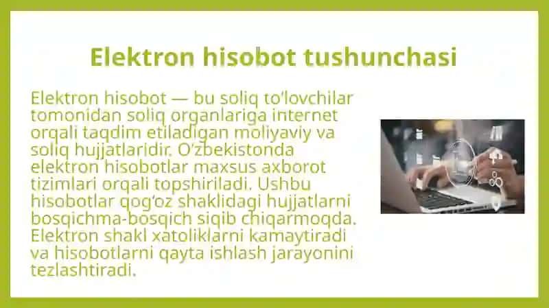 Elektron hisobot va uni jo‘natish tartibi 4