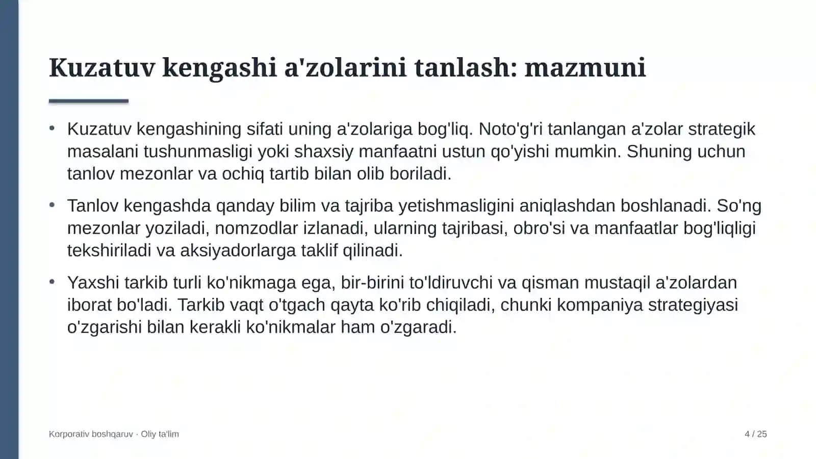 Kompyuter klublarida kuzatuv kengashi a'zolarini tanlash 4
