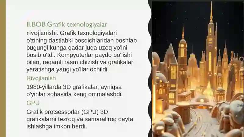 Kompyuter grafikasining dastlabki rivojlanish bosqichlari 4