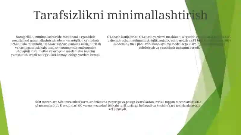 O'Lchash Natijalarini Sifat Mezonlari 4