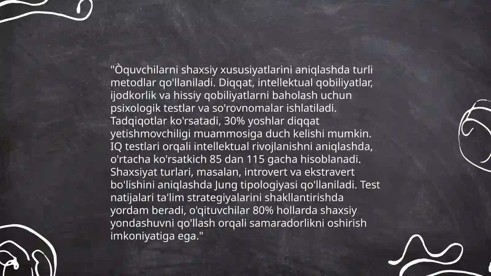 Òquvchilarni pedagogik tashxislash va korreksiya yòllari 4